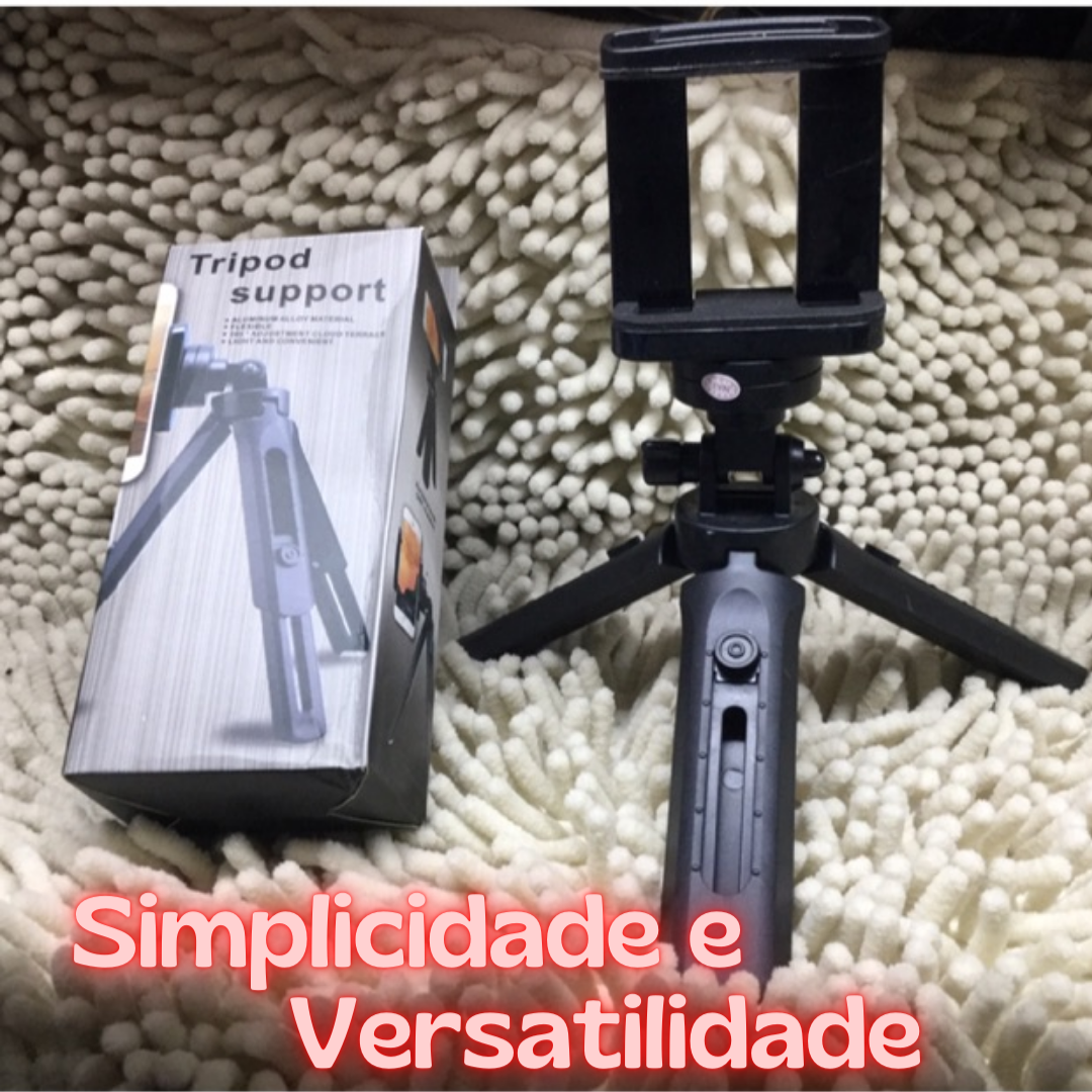 Suporte Mini Tripé para Smartphone Compacto 360 Estabilizador _ EL129 📱🎥