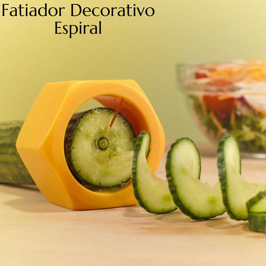 Cortador de Pepino Decorativo em Espiral _ CS426