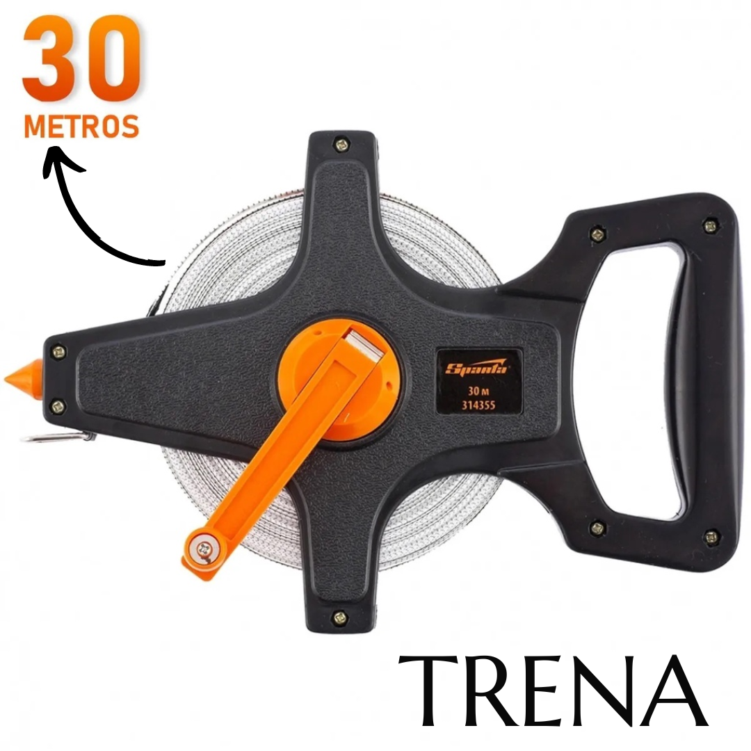 Trena de Fita 30 Metros Arco Aberto Sparta _ FE98