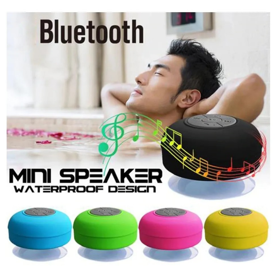 Mini Caixinha Som Bluetooth Portátil Prova D'água Ventosa _ EL102