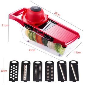 Fatiador Cortador De Legumes 6 Em 1 Mandoline Slicer Nicer _ CS428