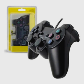 Controle Dualshock 2 - PS1 PS2 Slim Joystick Preto _ EL163