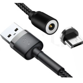 Cabo Magnético para Carregamento de Celular Tipo Micro USB (V8) - EL16 🔌✨