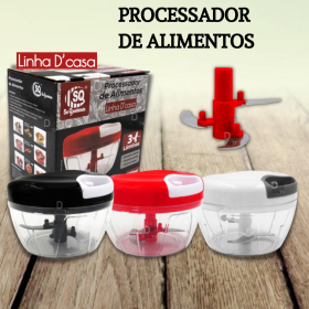 Triturador Processador de Alimentos 3 Lâminas 500ml Manual _ CS292