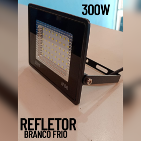 Refletor 300w Led Holofote Ip66 Luz Branco-frio - Área Externa Resistente Sol Chuva e Poeira _ CS588
