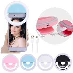 Luz Selfie Ring Light Clipe Anel Led Flash Celular Universal _ BE55 📱💡