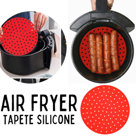 Protetor de Silicone Redondo Para Fritadeira Airfryer, Microondas, Forno 19cm _ CS531