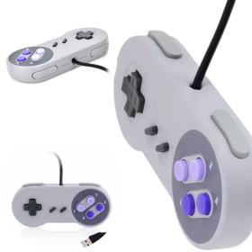 Controle Super Nintendo USB PC Snes Joystick 🎮 _ EL101