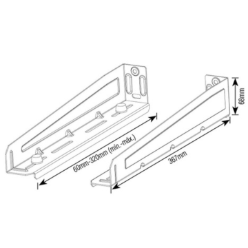 Suporte de Parede Forno Microondas Impressora Multiuso _ CS274