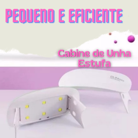 Mini Cabine Led 6w para Unha Gel Estufa _ BE39 💅✨