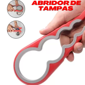 Abridor de Tampas Com 4 Bocas Universal Potes Vidro Conserva _ CS235