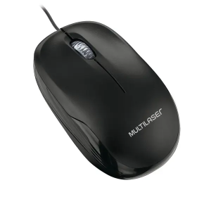 Mouse Multilaser Óptico Classic 800 DPI USB Preto MO179 _ EL87