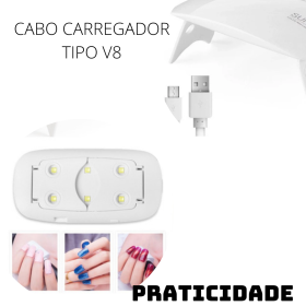 Mini Cabine Led 6w para Unha Gel Estufa _ BE39 💅✨