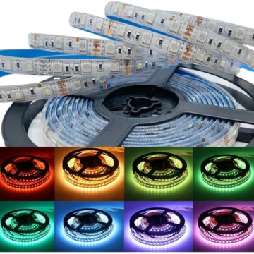 Fitas Led Decorativa RGB 5050 5m Controle Sem Fio Led _ CS479