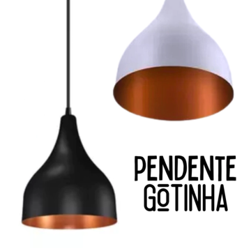 Luminária Pendente de Teto Modelo Gotinha Cozinha _ CS277