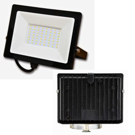 Refletor Led 100w Holofote Bivolt Prova D'agua Branco Frio _ CS286