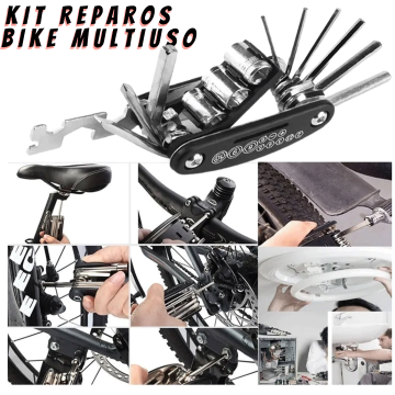 Kit Ferramentas e Reparos Bike Multiuso Portátil _ ES27