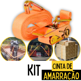 🔗 Cinta Catraca De Amarração de Carga 800kg Nacional - AU46 🔗