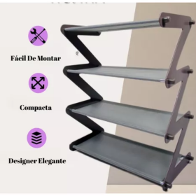 Sapateira 8 Pares Organizador Desing Moderno 4 Andares _ CS110