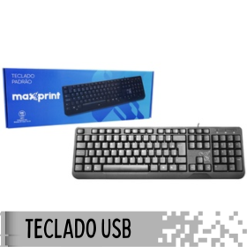 ⌨️ Teclado USB Padrão Brasileiro ABNT2 _ EL90