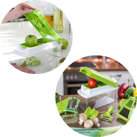 Kit Processador de Frutas e Legumes - Nicer Dicer Plus _ CS48