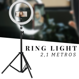 Ring Light Led Iluminador 30cm - Altura 2,1m _ EL42