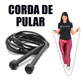 Corda Pular Hand Grip Jump Speed Exercícios em Casa Academia _ ES42