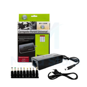 Carregador Adaptador Universal Para Notebook Modelo My-120W _ EL140