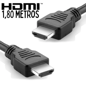 Cabo HDMI 1,80 Metros Full HD 1080p - TVs PC Notebook Games _ EL43