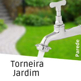 Torneira Cromada Parede Metal Inox Jardim _ CS319