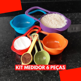 Medidor Dosador 6 Peças para Cozinhas e Confeitarias _ CS88