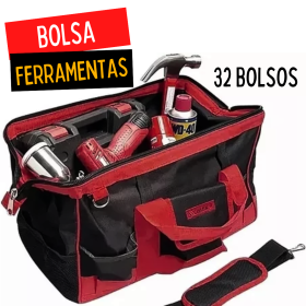 Bolsa Grande Para Ferramentas 32 Bolsos Mtx _ FE24