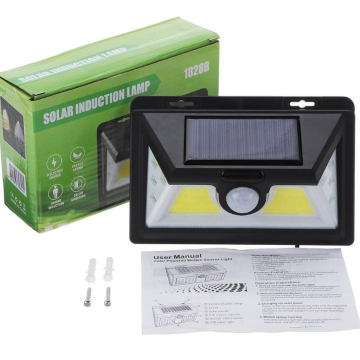 Luminária Solar 52 Leds com Sensor de Presença  _ CS448