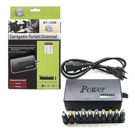 Carregador Adaptador Universal Para Notebook Modelo My-120W _ EL140