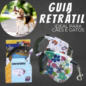 Guia para Cães Retrátil Até 5 Metros _ PET03