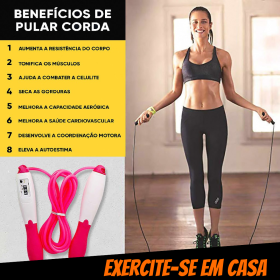 Corda De Pular Cross Fit Com Contador Profissional _ ES68