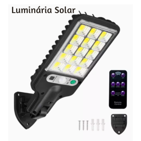 💡 Mini Luminária Solar 180W com Sensor de Movimento _ CS154 💡