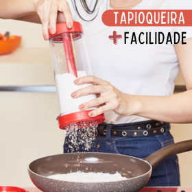 Tapioqueira Peneira Polvilhador - Prepara e Armazena - Tapiocas perfeitas _ CS432