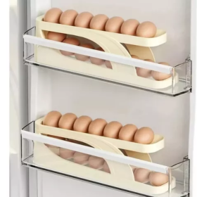 🥚 Porta Ovos Bandeja Organizador De Geladeira - 2 Níveis _ CS150 🥚