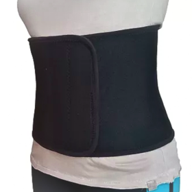 Cinta Faixa Abdominal Alívio de Dores Lombares de Neoprene Unissex _ ES79