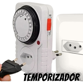 Temporizador Analógico De Tomada Bivolt 110v e 220v _ CS551