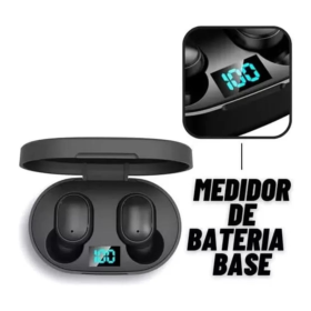 ﻿🎧 Fone de Ouvido Sem Fio TWS Bluetooth 5.0 – Cor Preto - EL07