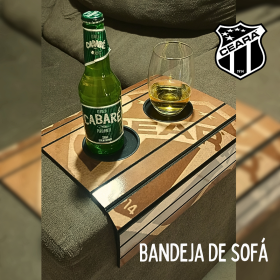 Bandeja Braço de Sofá Porta Copos Série Clubes Futebol _ CS349