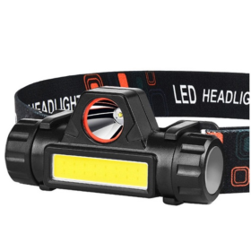 Lanterna de Cabeça 1 Led Sinalizador High Power Head Lamp _ FE180