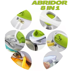 Abridor Universal 8 Em 1 - Latas, Garrafas, Saches _ CS423