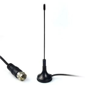 📺 Antena TV Digital HDTV UHF VHF com Cabo Coaxial 1,5 M _ CS490