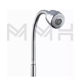 Torneira Gourmet Parede ABS Com Tubo Flexível em Metal 2 Jatos de Agua _ CS231