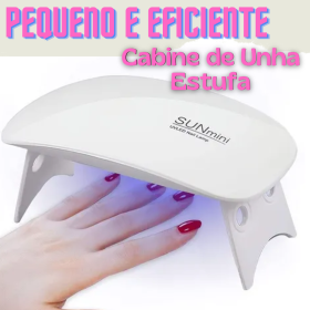 Mini Cabine Led 6w para Unha Gel Estufa _ BE39 💅✨