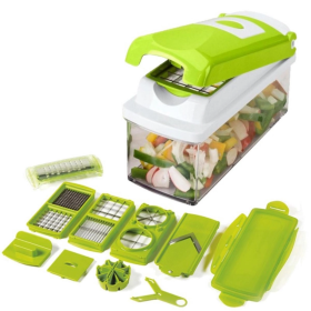 Kit Processador de Frutas e Legumes - Nicer Dicer Plus _ CS48