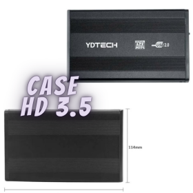 Case HD Externo 3.5 Sata USB 2.0 Gaveta PC Notebook HDD _ EL70